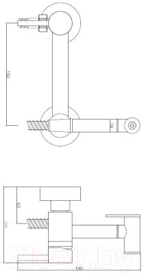 Гигиенический душ со смесителем Esko SMH02