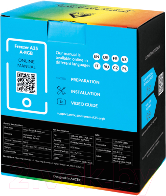 Кулер для процессора Arctic Cooling Freezer A35 ARGB / ACFRE00115A