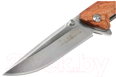 Нож складной Boker Magnum Straight Brother Wood / 01MB723