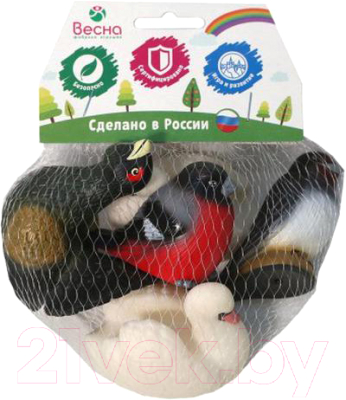 Набор фигурок игровых Весна Изучаем птиц / В4068