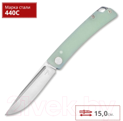 Нож складной Boker Plus Celos G10 Jade / 01BO179