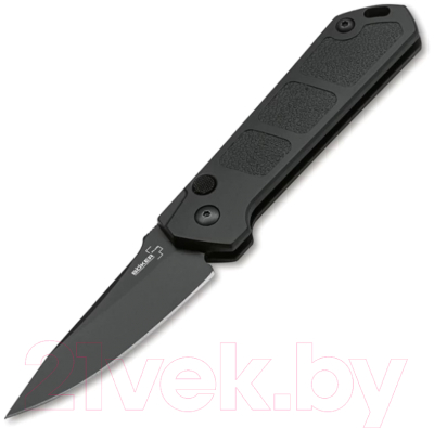 Нож складной автоматический Boker Plus Kihon Auto Black / 01BO951 - фото