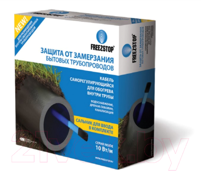 Греющий кабель для труб Freezstop Inside-10-4