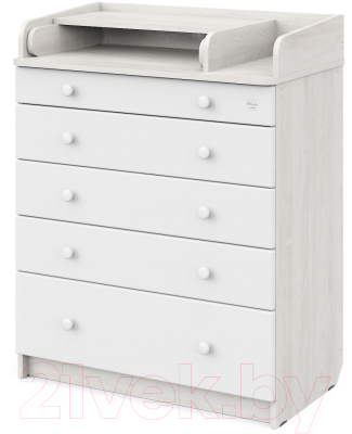 Комод пеленальный Mihaylov Design Maks 805 с органайзером (сосна касцина/белый) - фото