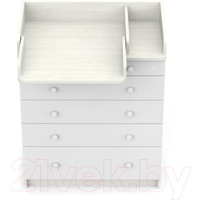 Комод пеленальный Mihaylov Design Maks 805 с органайзером (сосна касцина/белый)