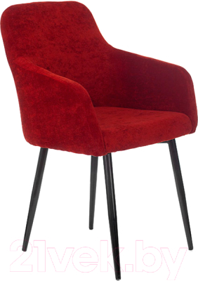 Стул Бюрократ CH-380F (бордовый Velvet 09/черный) - фото