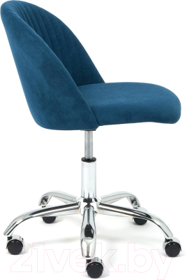 Кресло офисное Tetchair Melody флок (синий)