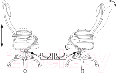 Кресло офисное Бюрократ CH-609SL/ECO