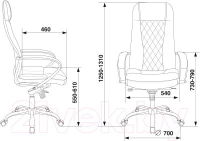 Кресло офисное Бюрократ CH-609SL/ECO