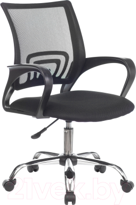 Кресло офисное Бюрократ CH-695NLTSL (черный TW-01 TW-11/хром) - фото