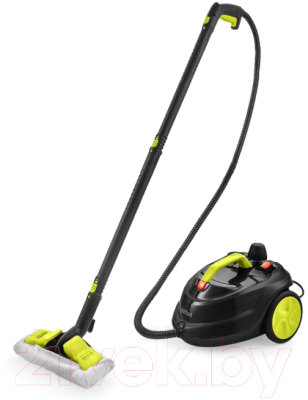 Пароочиститель Kitfort KT-9104-2 (черный/салатовый) - фото