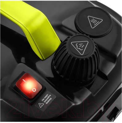 Пароочиститель Kitfort KT-9104-2 (черный/салатовый)