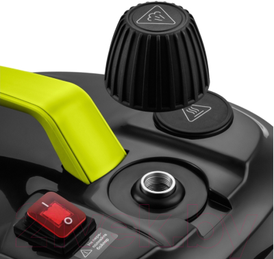 Пароочиститель Kitfort KT-9104-2 (черный/салатовый)