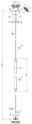 Торшер ST Luce Olbia SL6004.305.01