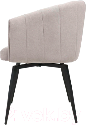 Стул AksHome Melon (светло-бежевый/черный)