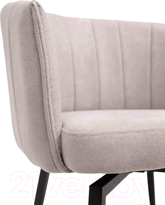 Стул AksHome Melon (светло-бежевый/черный)