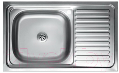 Мойка кухонная КромРус S-416 (чаша слева) - фото