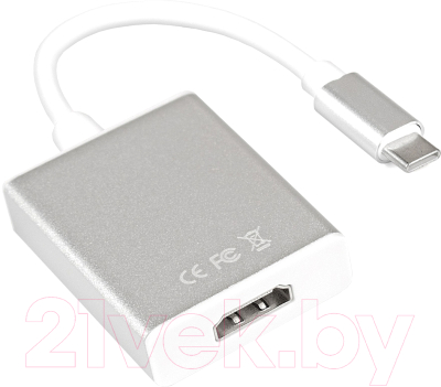 Кабель/переходник ExeGate USB-C(M) -> HDMI(F) / EX-CM-HDMIF-0.15 - фото