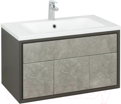 Тумба под умывальник Акватон Уэльс 80 (1A267901WA6A0) - фото