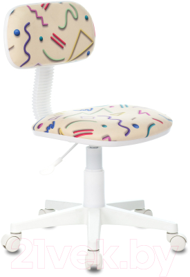 Кресло детское Бюрократ CH-W201NX/STICK-BG (песочный) - фото