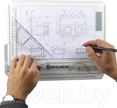 Доска чертежная Brauberg А4 / 210535