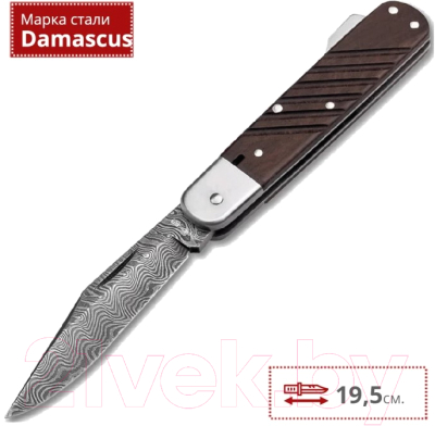 Нож складной Boker Solingen Damast / 110715DAM