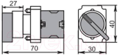 Переключатель Rexant BD32 3P 36-5551