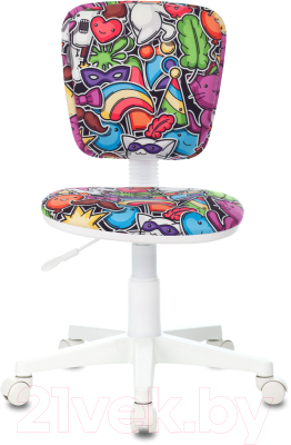 Кресло детское Бюрократ CH-W204NX (мультиколор маскарад)