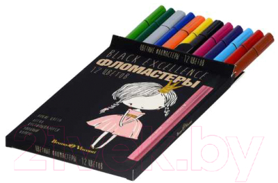 Фломастеры Bruno Visconti Black Excellence / 32-0055