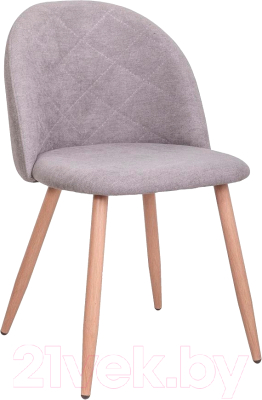 Стул AksHome Honnor (светло-серый 1701-26/дуб) - фото