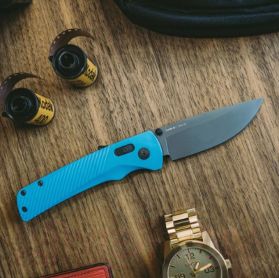 Нож туристический SOG Flash Mk3 Civic Cyan / 11-18-03-41