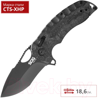 Нож складной SOG Kiku XR Black / 12-27-02-57