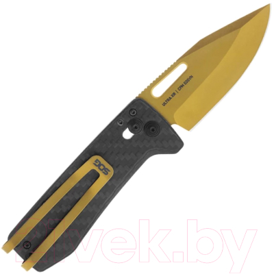 Нож складной SOG Ultra XR Carbon Gold / 12-63-02-57