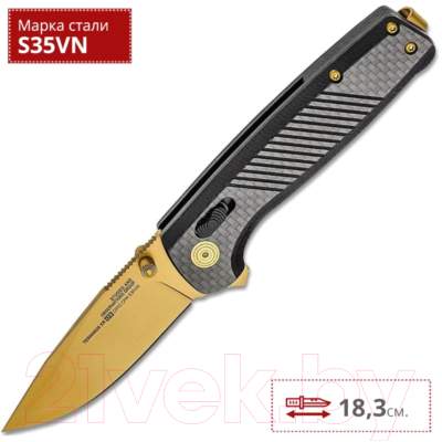 Нож складной SOG Terminus XR LTE Gold / TM1033