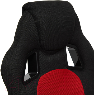 Кресло геймерское Tetchair Driver ткань (черный/красный)