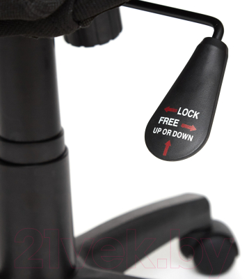 Кресло геймерское Tetchair Driver ткань (черный/красный)