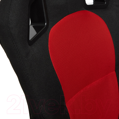 Кресло геймерское Tetchair Driver ткань (черный/красный)