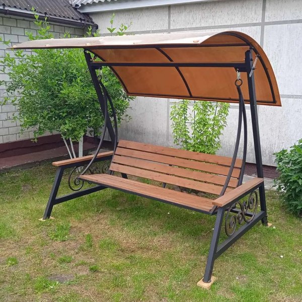 Качели садовые СтальСнабДизайн КС-3