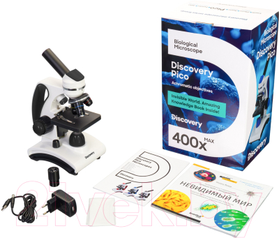 Микроскоп оптический Discovery Pico Polar с книгой / 77977