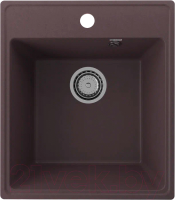 Мойка кухонная Ulgran Quartz Forte 425-06 (трюфель) - фото