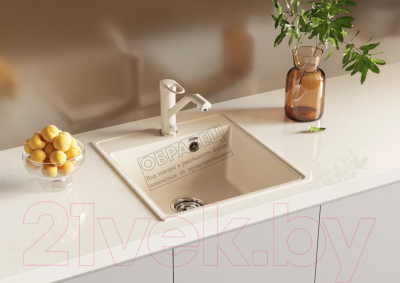 Мойка кухонная Ulgran Quartz Forte 460-02 (лен)