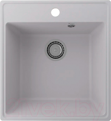 Мойка кухонная Ulgran Quartz Forte 460-04 (платина) - фото