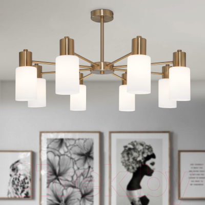 Люстра Евросвет 70160/12 (латунь)