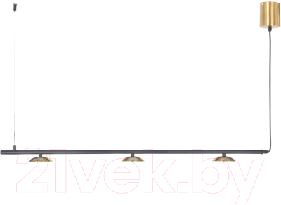 Потолочный светильник Mirastyle SX-20629/3 BK+YB - фото