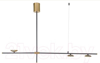 Потолочный светильник Mirastyle SX-20627/3 BK+YB - фото