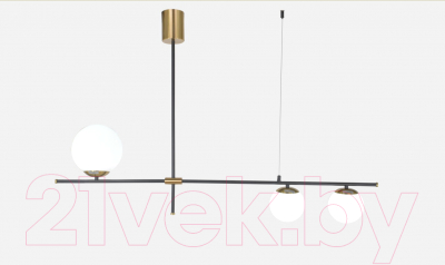 Потолочный светильник Mirastyle SX-20627/3 BK+YB