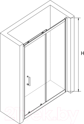 Душевая дверь RGW PA-14 B / 41081416-14