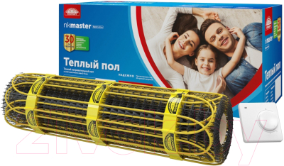 Теплый пол электрический Национальный комфорт Мастер 2НК 1200 Вт/8 ткв.м (с терморегулятором) - фото