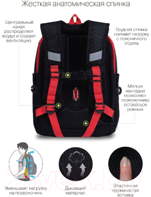 Школьный рюкзак Grizzly RAf-293-5