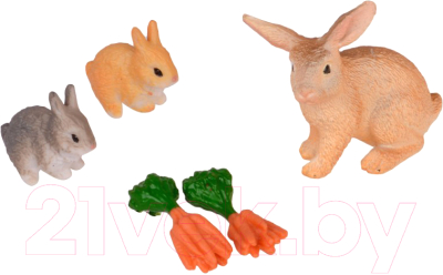 Набор фигурок коллекционных Duomule Кролики / 2021036-16002A - фото